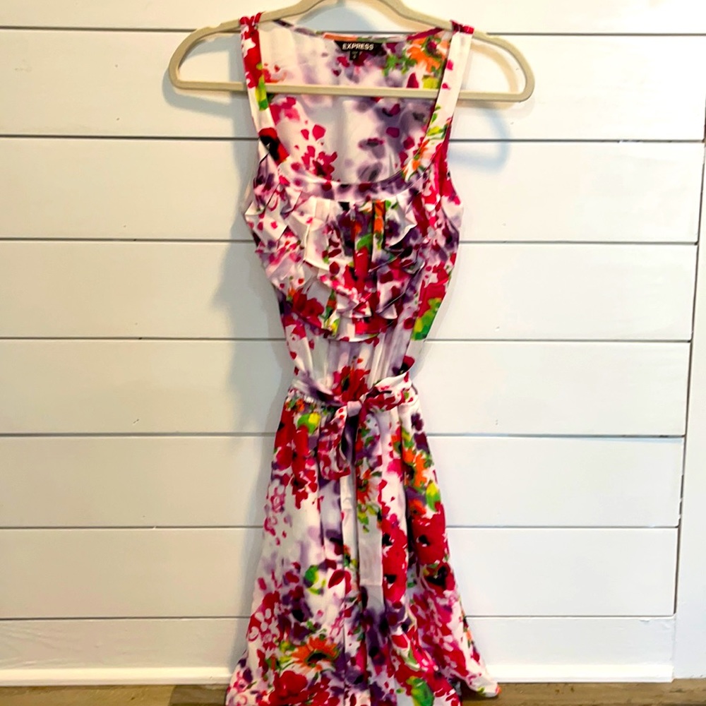 Express Floral colored dress